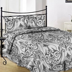 Satin bedding LIGHT GREY (1178)